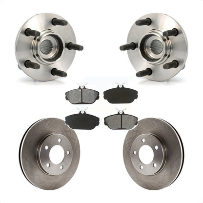 Ensemble de roulement de moyeu avant, Rotor de frein et Kit de plaquettes pour Ford Taurus Mercury Sabl