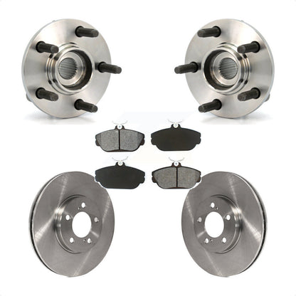 Ensemble de roulements de moyeu avant, Rotors et plaquettes de frein à disque, Kit pour Ford Taurus