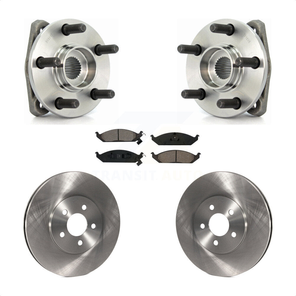 Kit de plaquettes de Rotor de frein, roulement de moyeu avant, pour Chrysler Cirrus Dodge Stratus Plymout