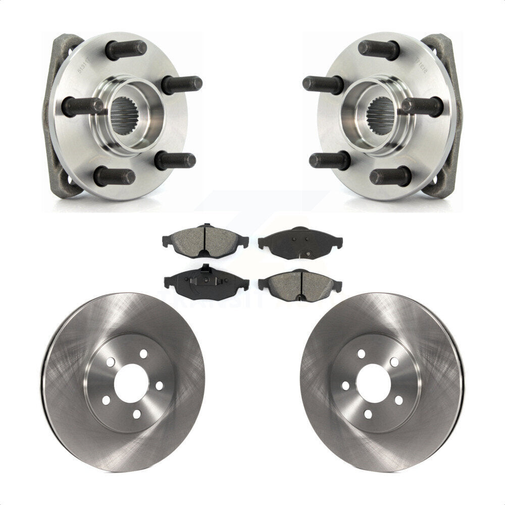 Kit de Rotor et plaquettes de frein à disque, roulement de moyeu avant, pour Chrysler Sebring Dodge Stratu