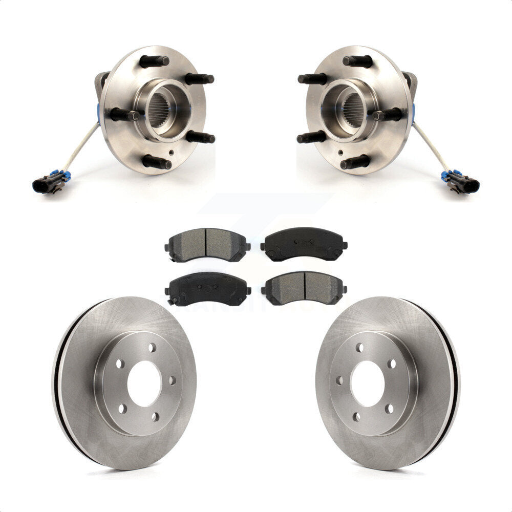 Kit de Rotor et plaquettes de frein à disque, roulement de moyeu avant, pour Buick rendez-vous Pontiac Azte