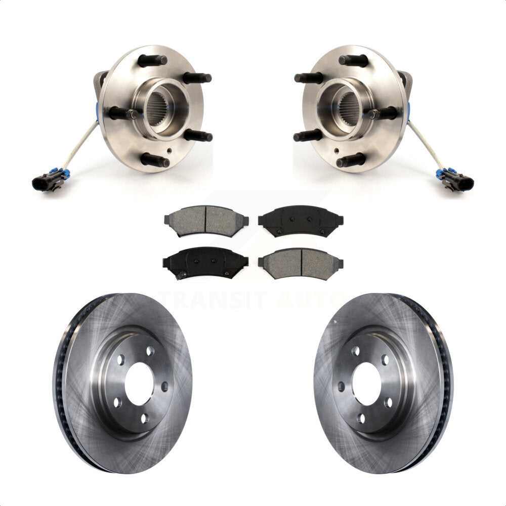Kit de plaquettes de Rotor de frein à disque, roulement de moyeu avant, pour Buick Pontiac LaCrosse Grand Pri