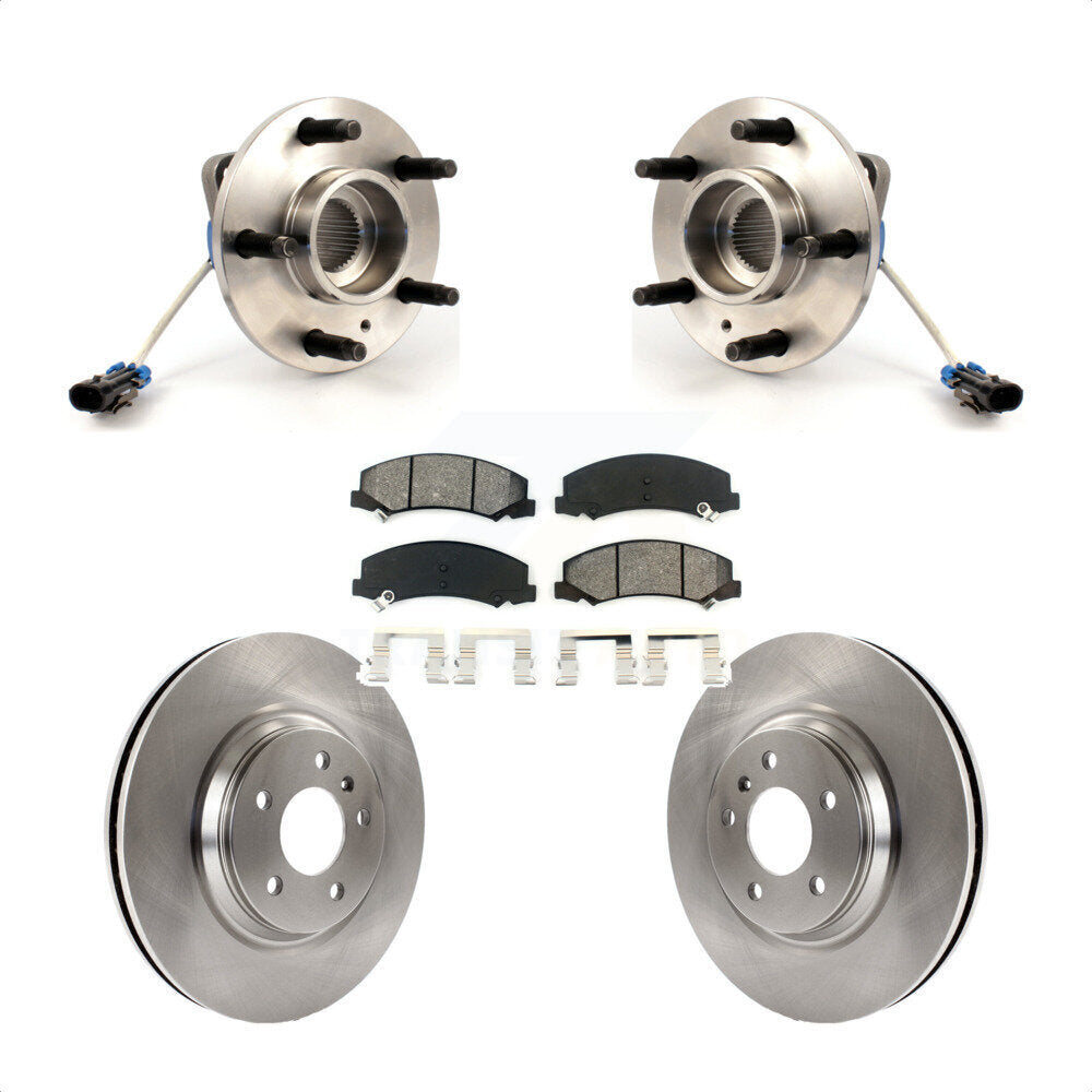 Kit de plaquettes de Rotor de frein, roulement de moyeu avant, pour Buick Lucerne Chevrolet Impala Allur