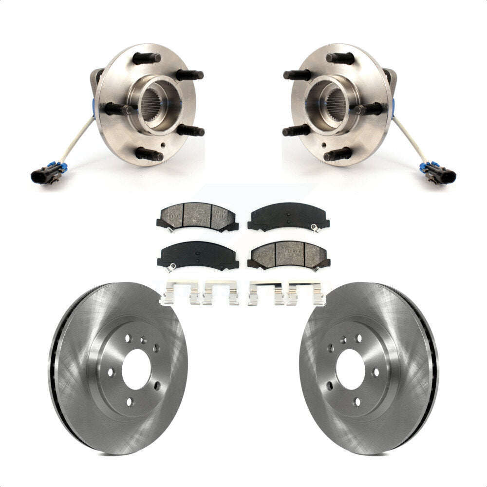 Kit de Rotor et de plaquettes de frein, roulement de moyeu avant, pour Chevrolet Impala Buick Lucerne Mont