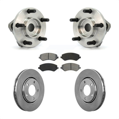 Kit de Rotor et plaquettes de frein, roulement de moyeu avant, pour Dodge caravane Grand Chrysler Town