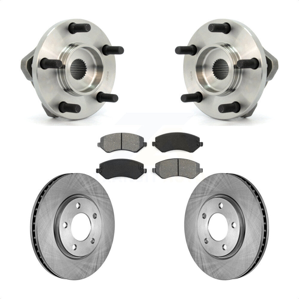 Kit de Rotor et de plaquettes de frein, roulement de moyeu avant, pour Dodge Grand Caravan Chrysler Voyage