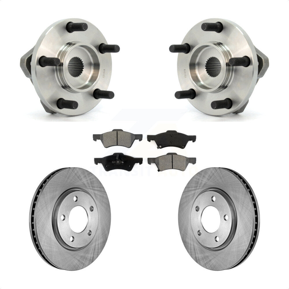 Kit de Rotor et plaquettes de frein, roulement de moyeu avant, pour Dodge Grand Caravan Chrysler Town