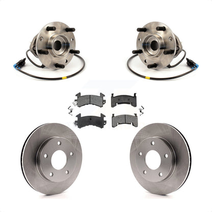 Kit de plaquettes de Rotor de frein à disque, roulement de moyeu avant, pour Chevrolet S10 GMC Sonoma 4W 1997