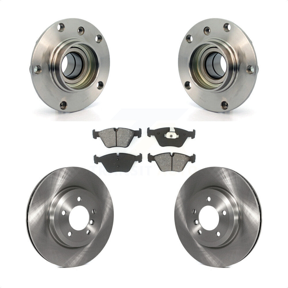 Ensemble de roulements de moyeu avant, Rotors et plaquettes de frein à disque, Kit pour BMW 330Ci Z4 330i