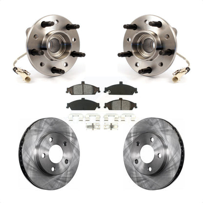 Kit de plaquettes de Rotor de frein à disque, roulement de moyeu avant, pour Pontiac Grand Am Chevrolet Malib