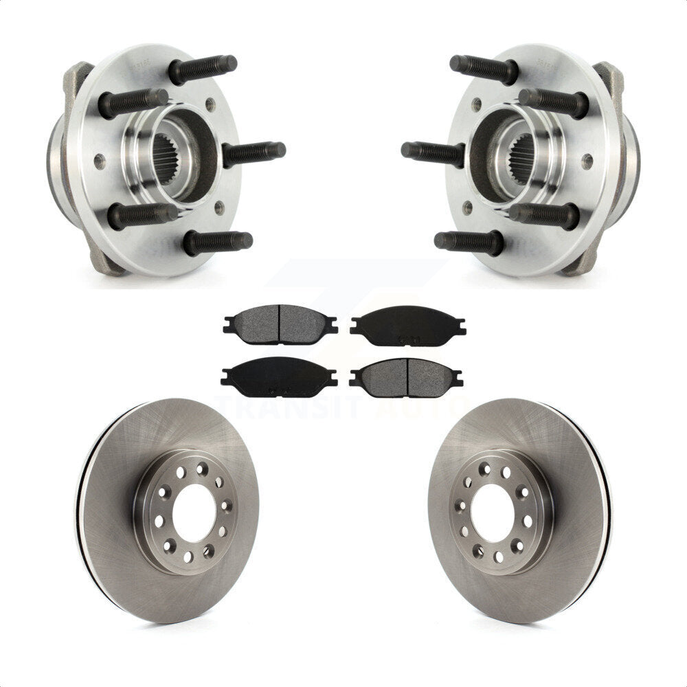 Kit de plaquettes de Rotor de frein à disque, ensemble de roulements de moyeu avant pour Ford Windsta 1999 – 2003