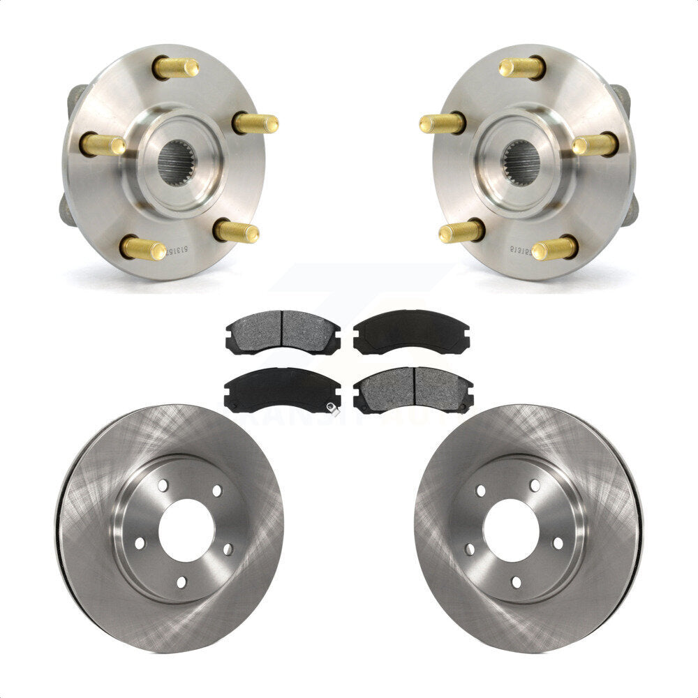 Ensemble de roulements de moyeu avant, Kit de plaquettes de Rotor de frein pour Mitsubishi Eclipse 2000 3.0