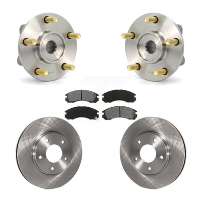 Ensemble de roulements de moyeu avant, Kit de plaquettes de Rotor de frein pour Mitsubishi Eclipse 2000 3.0