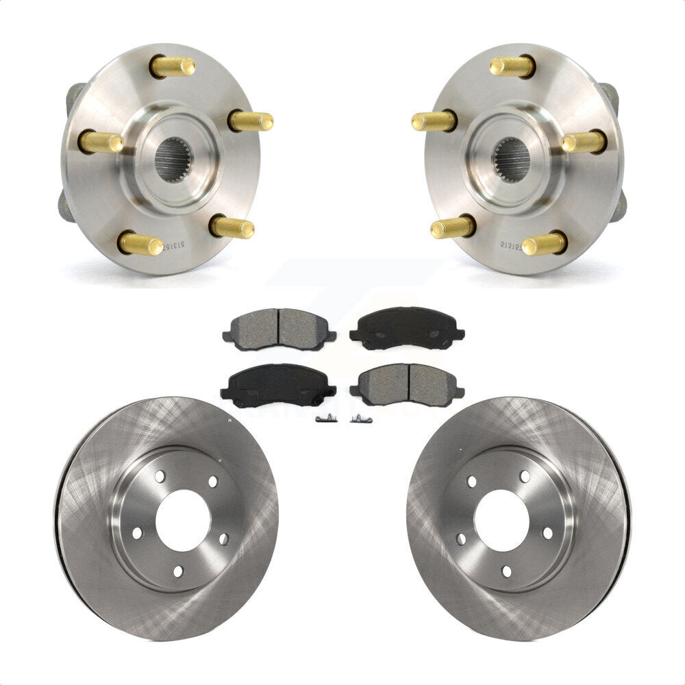 Kit de Rotor et plaquettes de frein, roulement de moyeu avant, pour Chrysler Sebring Mitsubishi Eclips
