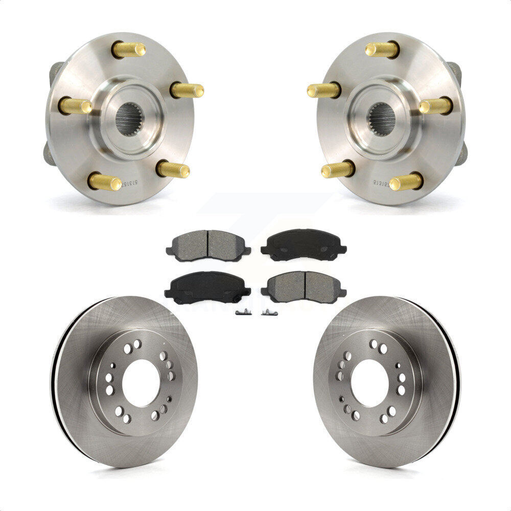 Kit de Rotor et plaquettes de frein, roulement de moyeu avant, pour Mitsubishi Eclipse Galant 2001 2.4