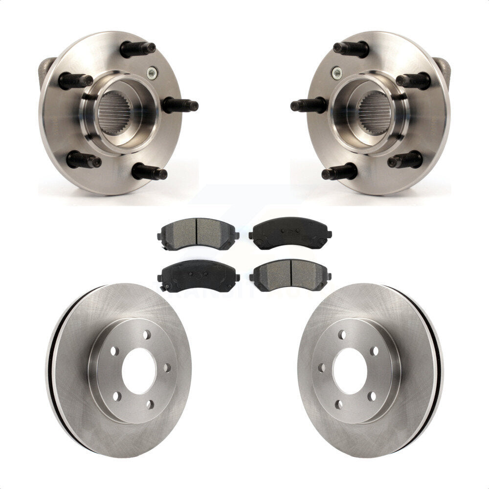 Kit de Rotor et plaquettes de frein à disque, roulement de moyeu avant, pour Buick rendez-vous Pontiac Azte