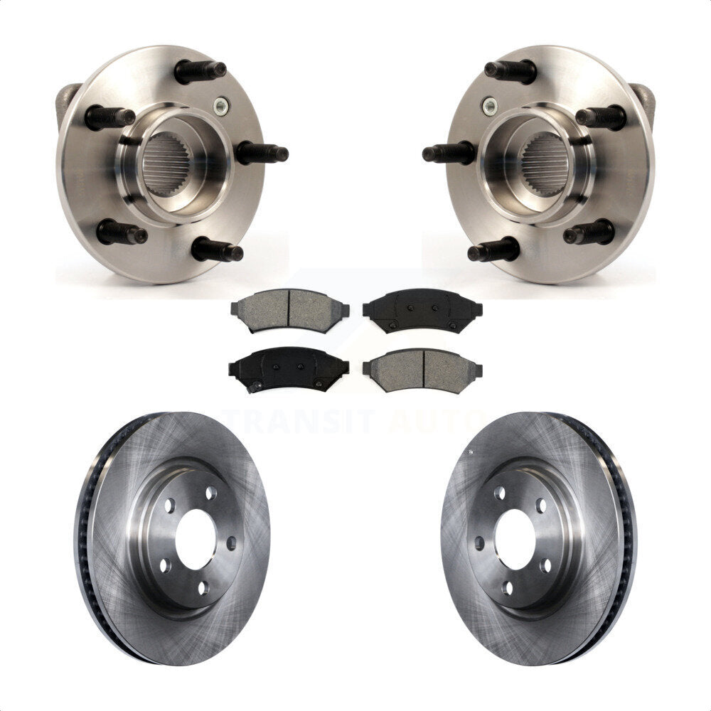 Kit de plaquettes de Rotor de frein à disque, roulement de moyeu avant, pour Pontiac Grand Prix Buick LaCross