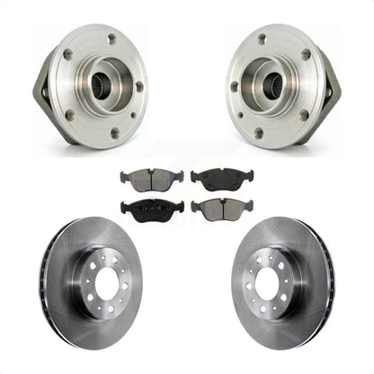 Ensemble de roulement de moyeu avant, Rotor de frein et Kit de plaquettes pour Volvo S70 V70 C7 1999 – 2000
