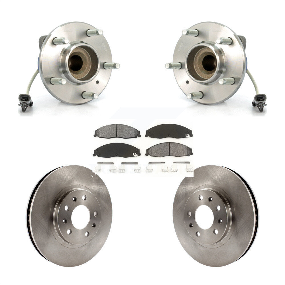 Kit de plaquettes de Rotor de frein, roulement de moyeu avant, pour Cadillac CTS avec suspension Standard