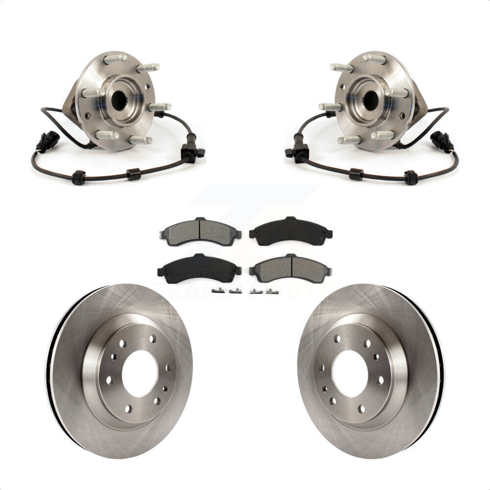 Kit de plaquettes de Rotor de frein, roulement de moyeu avant, pour GMC envoyé Chevrolet Trailblazer Buic