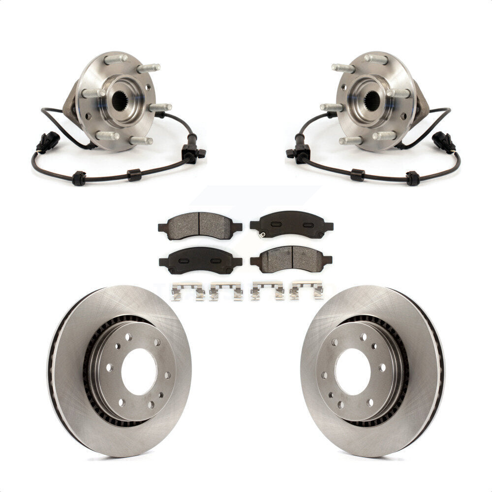 Kit de plaquettes de Rotor de frein, roulement de moyeu avant, pour Chevrolet Trailblazer GMC envoyé Buic