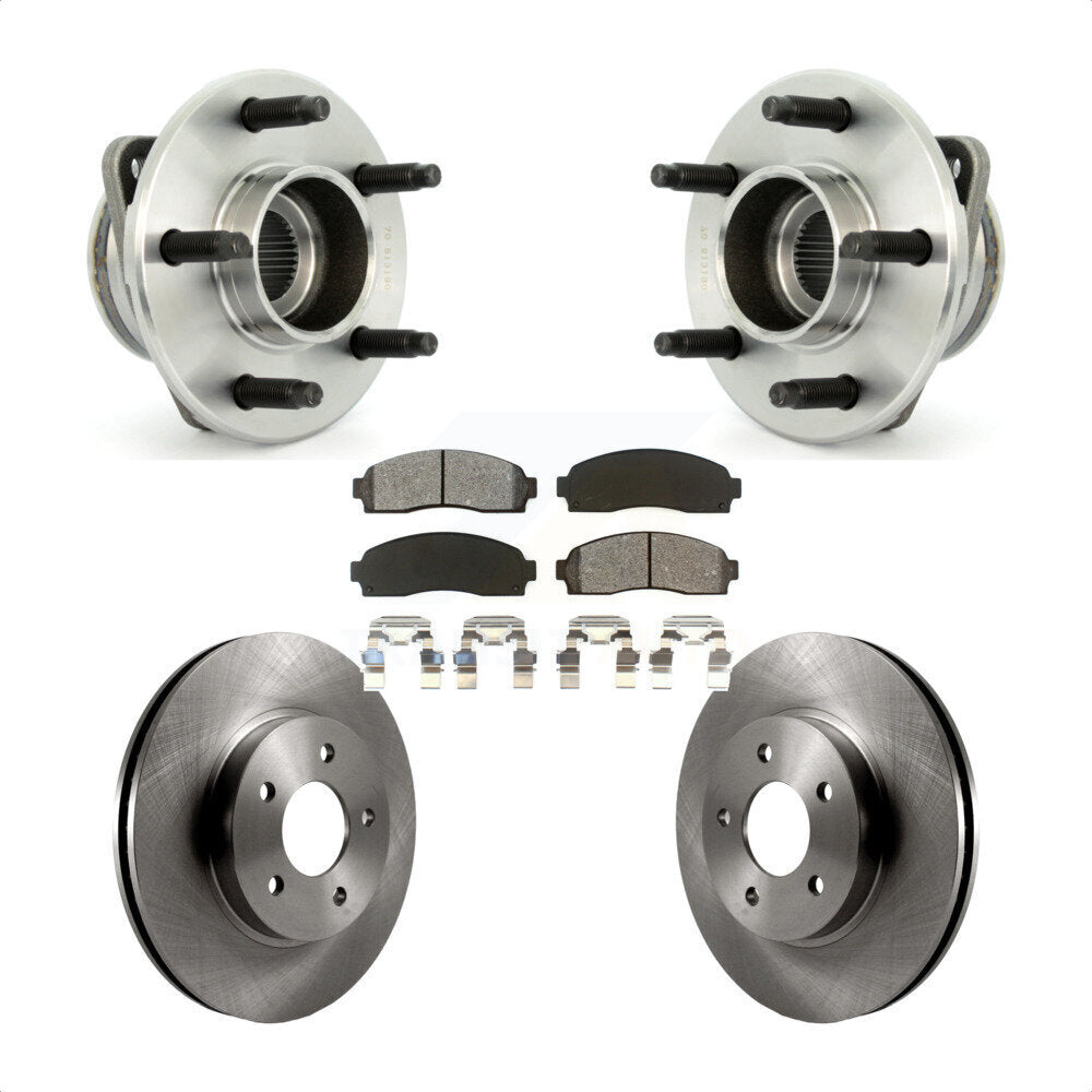 Kit de Rotor et de plaquettes de frein, roulement de moyeu avant, pour Saturn Vue Pontiac Torrent Chevrole