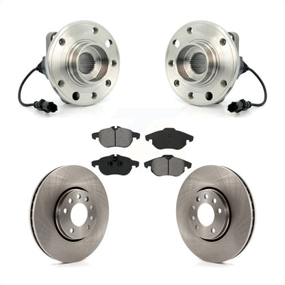 Kit de rotors et plaquettes de frein à disque d'assemblage de roulement de moyeu avant pour Saab 9-3