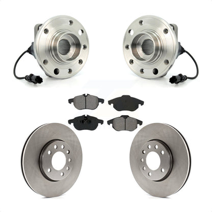 Kit de rotors et plaquettes de frein à disque d'assemblage de roulement de moyeu avant pour Saab 9-3