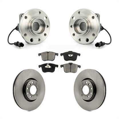 Kit de rotors et plaquettes de frein à disque d'assemblage de roulement de moyeu avant pour Saab 9-3