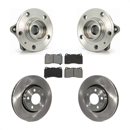 Ensemble de roulement de moyeu avant, Rotor de frein à disque et Kit de plaquettes pour Volvo V70 2005 – 2007