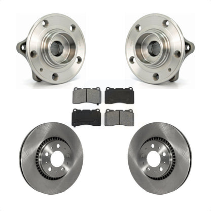 Ensemble de roulement de moyeu avant, Rotor de frein à disque et Kit de plaquettes pour Volvo V70 2005 – 2007