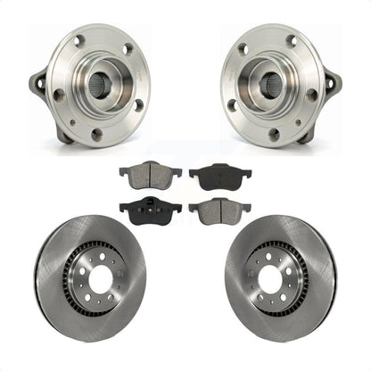 Ensemble de roulement de moyeu avant, Rotor de frein à disque et Kit de plaquettes pour Volvo S60 XC70 V70 S8