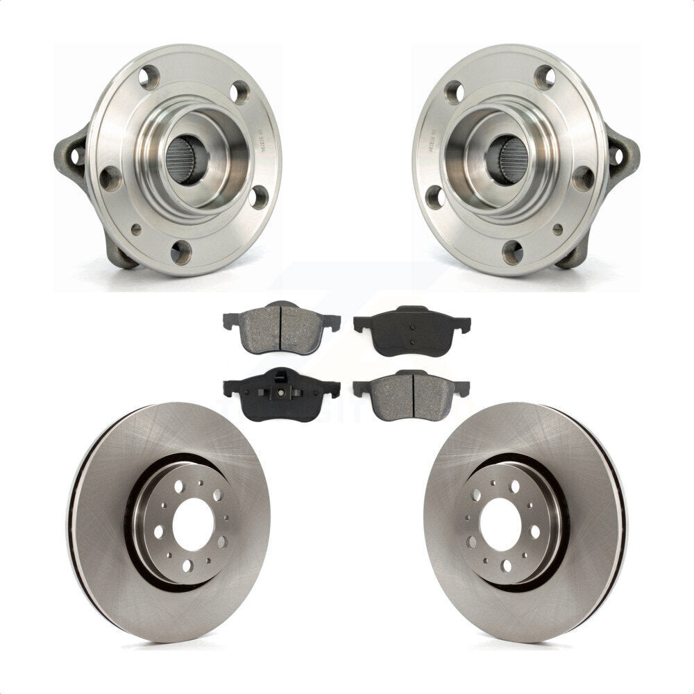 Ensemble de roulements de moyeu avant, Rotors et plaquettes de frein à disque, Kit pour Volvo S60