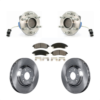 Kit de rotor et de plaquettes de frein, ensemble de roulements de moyeu avant, pour Cadillac SRX RW 2004 – 2009