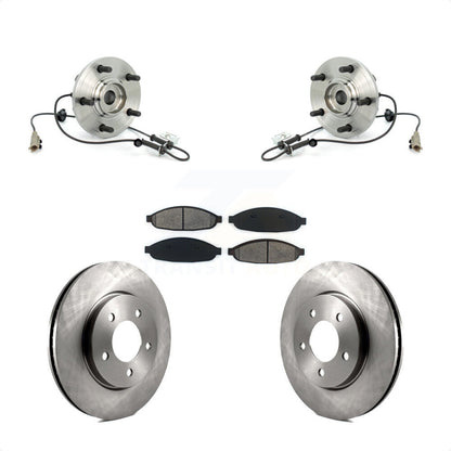 Ensemble de roulement de moyeu avant, Rotor de frein et Kit de plaquettes pour Chrysler Pacific 2004 – 2006