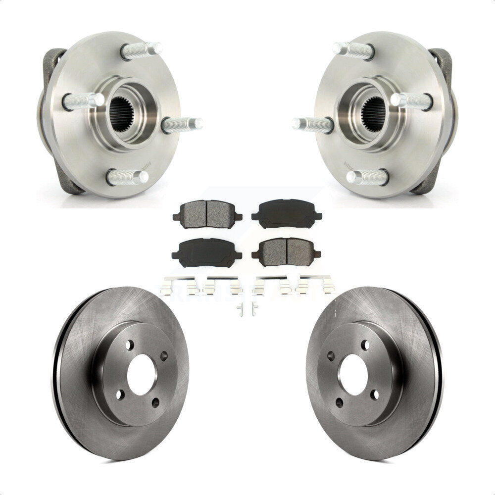 Kit de plaquettes de Rotor de frein, roulement de moyeu avant, pour Chevrolet Cobalt Pontiac G5 Saturn Io