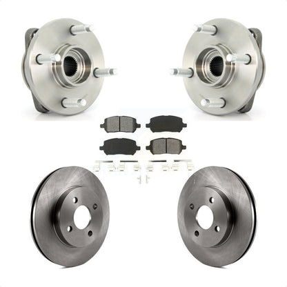 Kit de plaquettes de Rotor de frein, roulement de moyeu avant, pour Chevrolet Cobalt Pontiac G5 Saturn Io