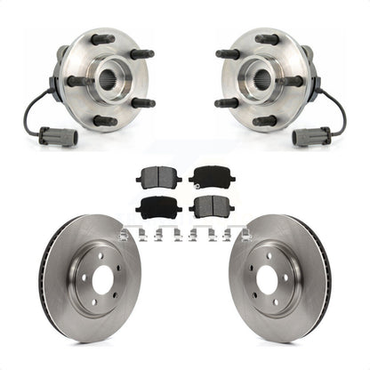 Ensemble de roulement de moyeu avant, Rotor de frein et Kit de plaquettes pour Chevrolet Cobalt Saturn Io
