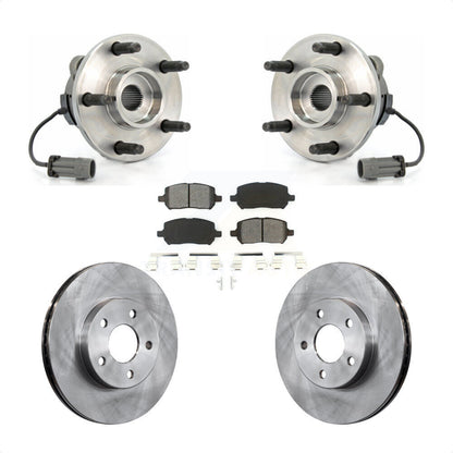 Ensemble de roulement de moyeu avant, Rotor de frein et Kit de plaquettes pour Chevrolet Cobalt Pontiac G