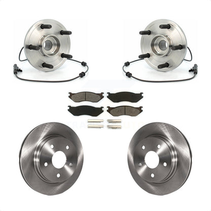 Kit de plaquettes de Rotor de frein à disque, ensemble de roulements de moyeu avant pour Dodge Durang 2004 – 2005