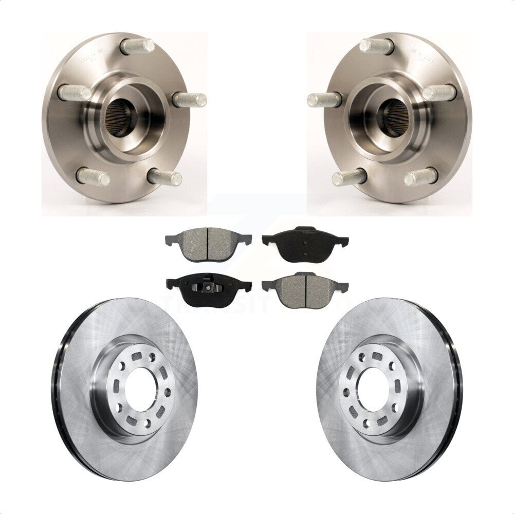 Ensemble de roulements de moyeu avant, Rotors et plaquettes de frein à disque pour Mazda 3 2,3 l