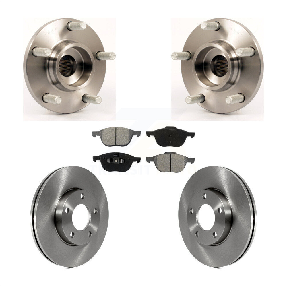 Kit de rotors et plaquettes de frein à disque d'assemblage de roulement de moyeu avant pour Mazda 3 2.0L