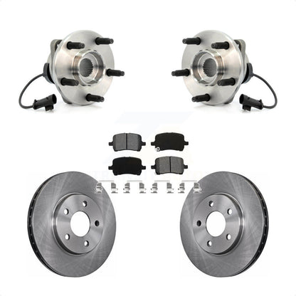 Ensemble de roulements de moyeu avant, Rotors et plaquettes de frein à disque, Kit pour Chevrolet Malibu