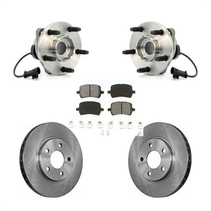 Ensemble de roulement de moyeu avant, Rotor de frein et Kit de plaquettes pour Chevrolet Malibu Pontiac G