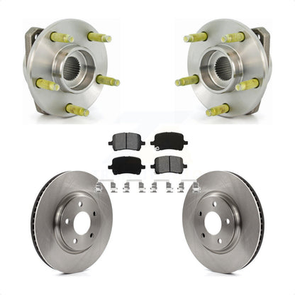 Ensemble de roulement de moyeu avant, Rotor de frein et Kit de plaquettes pour Chevrolet Malibu Pontiac G