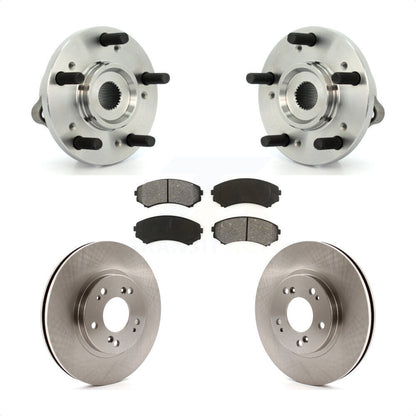 Ensemble de roulements de moyeu avant, Rotor de frein à disque et Kit de plaquettes pour Mitsubishi Endeavo
