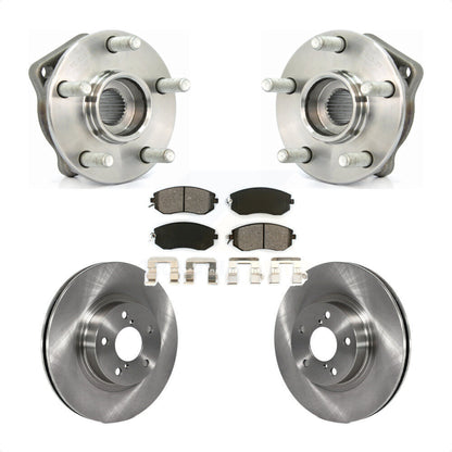 Ensemble de roulements de moyeu avant, Rotors et plaquettes de frein à disque pour Subaru Impreza