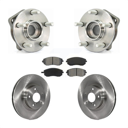 Ensemble de roulement de moyeu avant, Rotor de frein à disque et Kit de plaquettes pour Subaru Impreza Legac