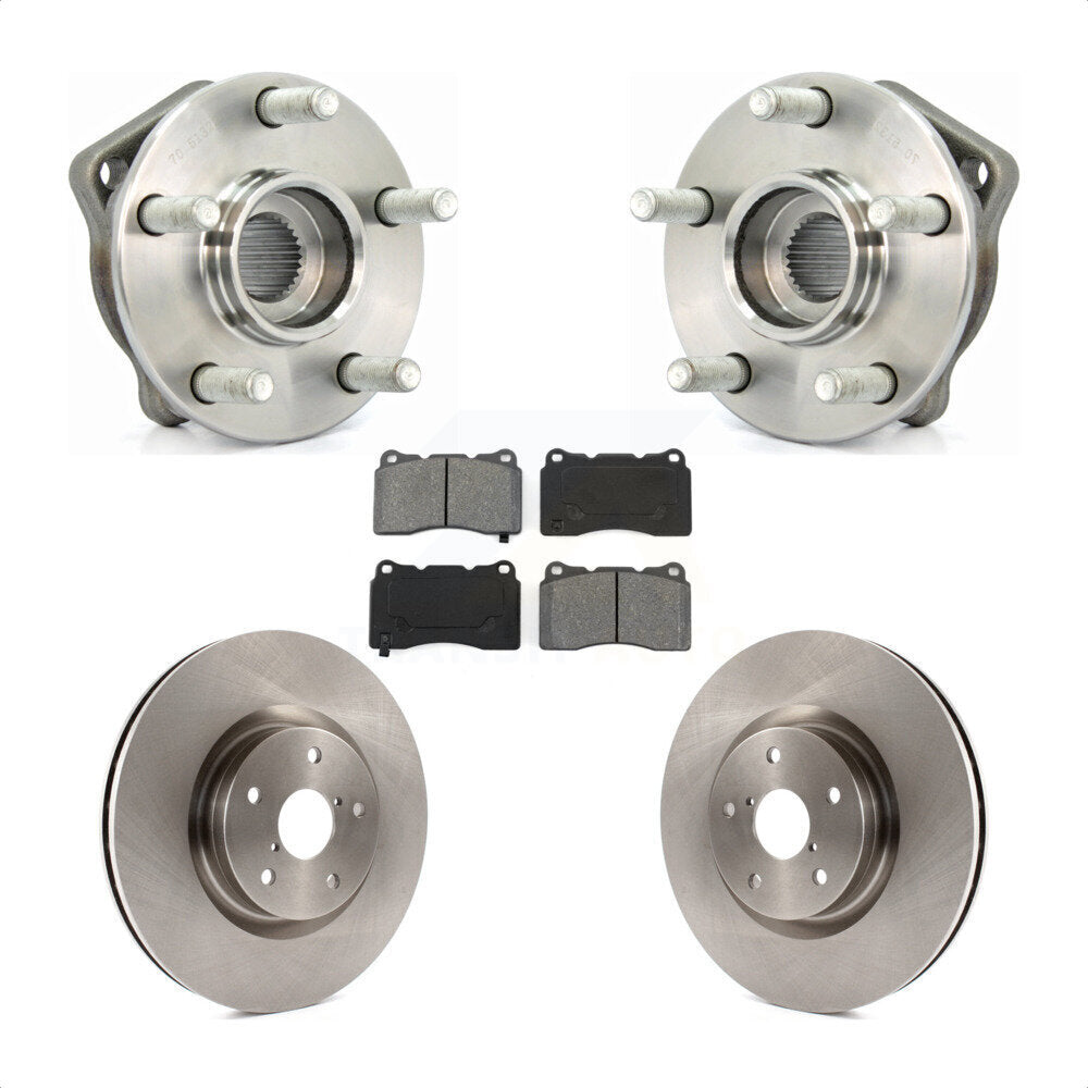 Ensemble de roulements de moyeu avant, Kit de plaquettes de Rotor de frein pour Subaru WRX Limited Bas 2014