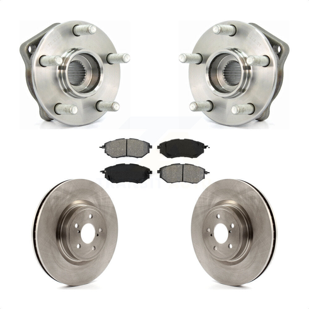 Kit de Rotor et plaquettes de frein à disque, roulement de moyeu avant, pour Subaru Outback Legacy Foreste